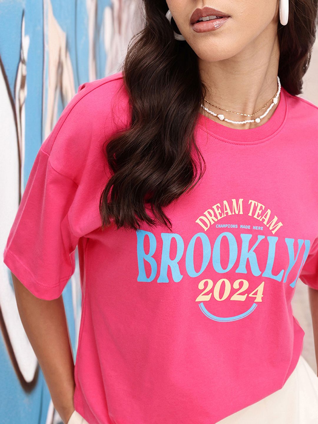 DressBerry Brooklyn Vibe Printed T-Shirt