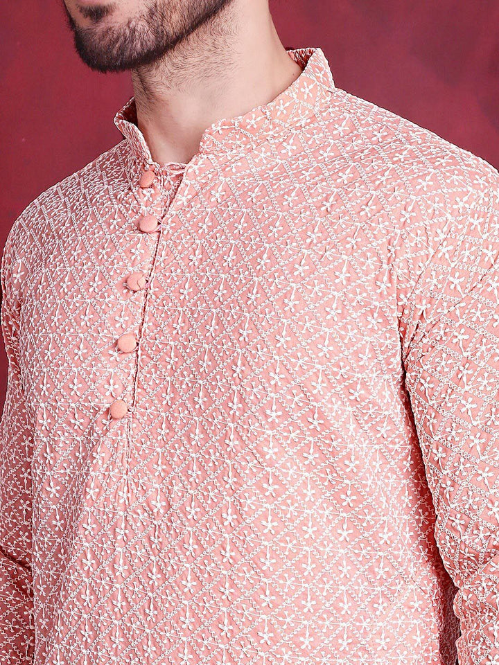 Jompers Floral Embroidered Kurta