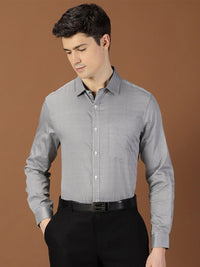 Thomas Scott Classic Slim Fit Micro Ditsy Printed Cotton Formal Shirt