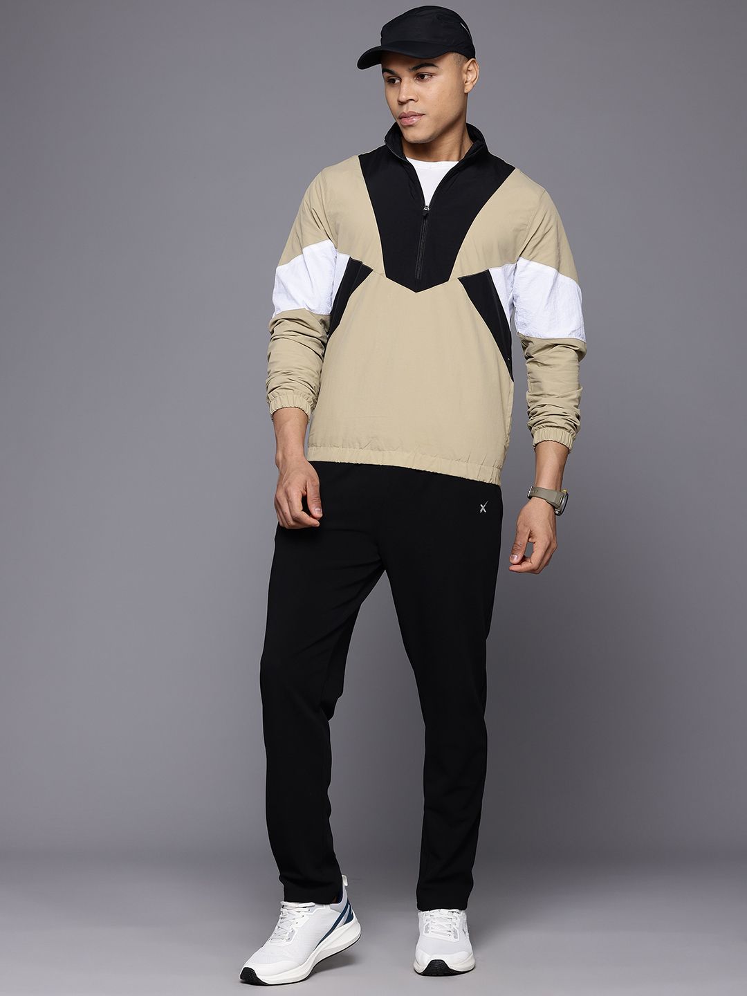 HRX by Hrithik Roshan Colourblocked Tailored Jacket