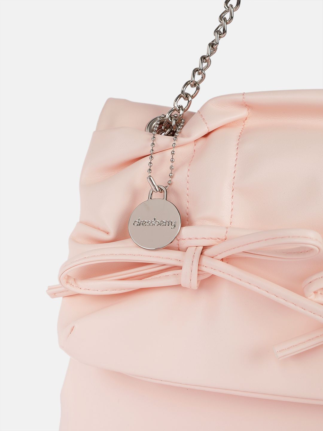 DressBerry Structured Bow Detail Shoulder Bag