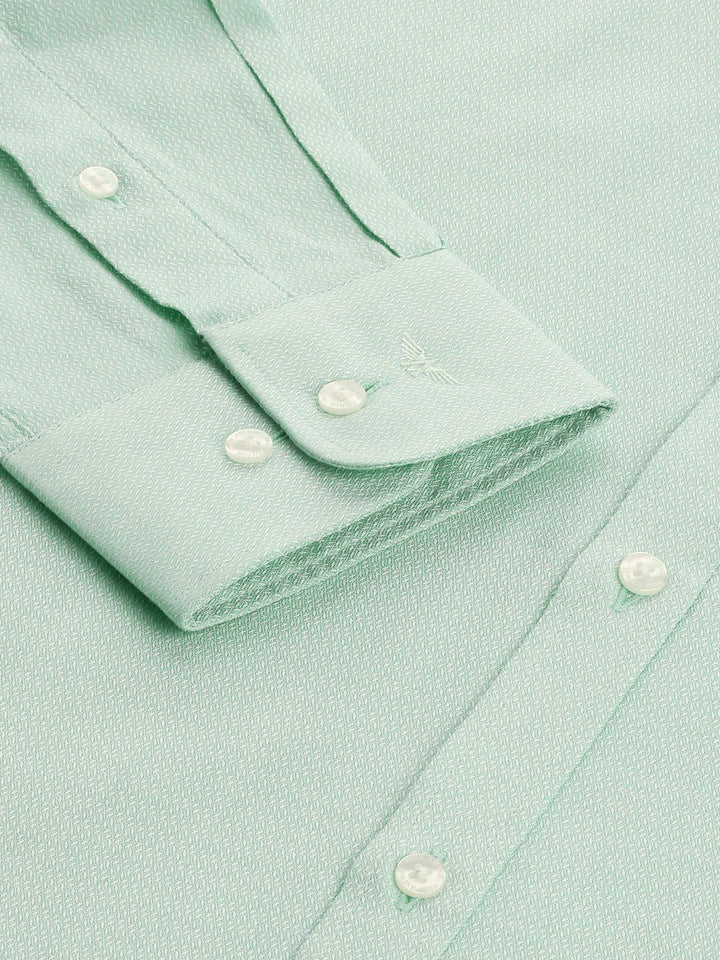 Park Avenue Self Design Slim Fit Pure Cotton Formal Shirt