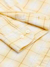 Raymond Pure Cotton Slim Fit Checked Casual Shirt