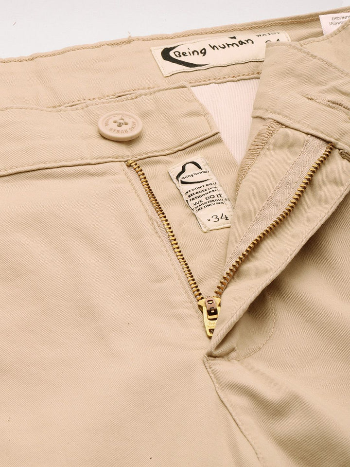 Being Human Men Classic Slim Fit Chinos Trousers