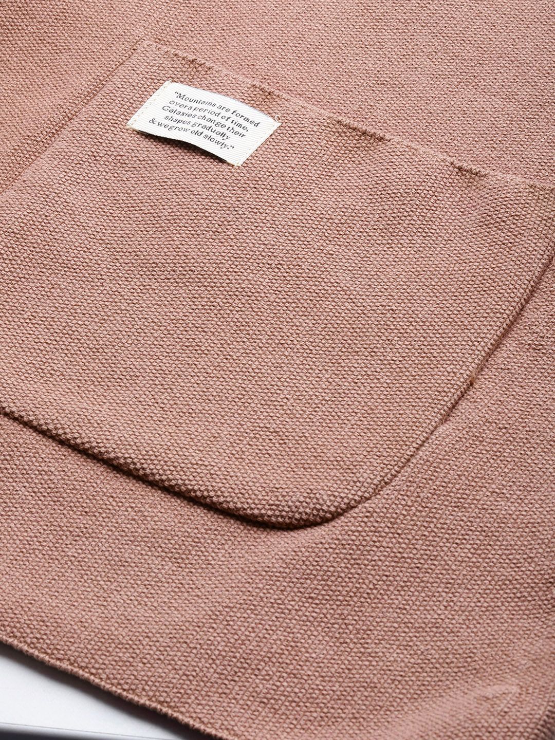 Mr Bowerbird Tailored Fit Lightweight Knitted Single-Breasted Casual Blazer