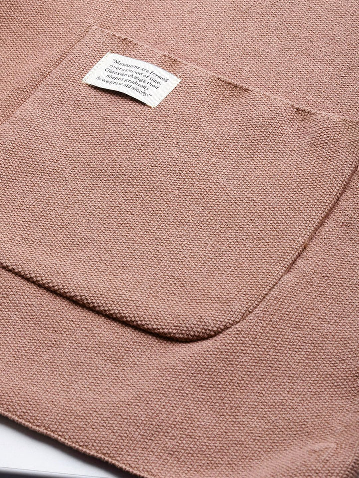 Mr Bowerbird Tailored Fit Lightweight Knitted Single-Breasted Casual Blazer