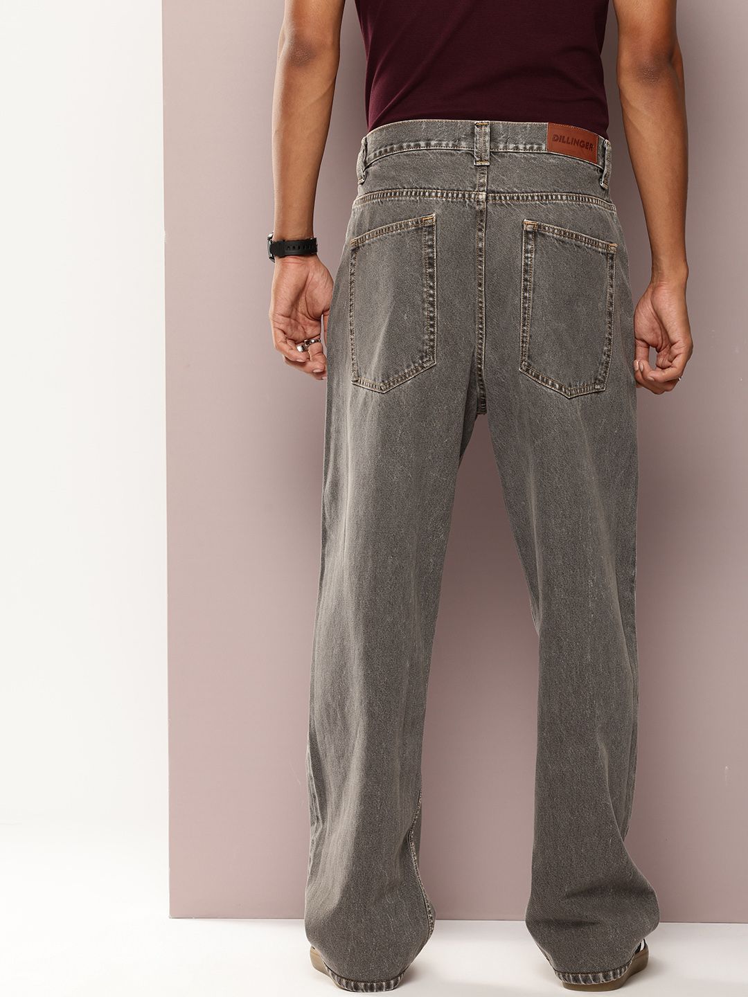 DILLINGER Men Relaxed Fit Light Fade Stretchable Jeans