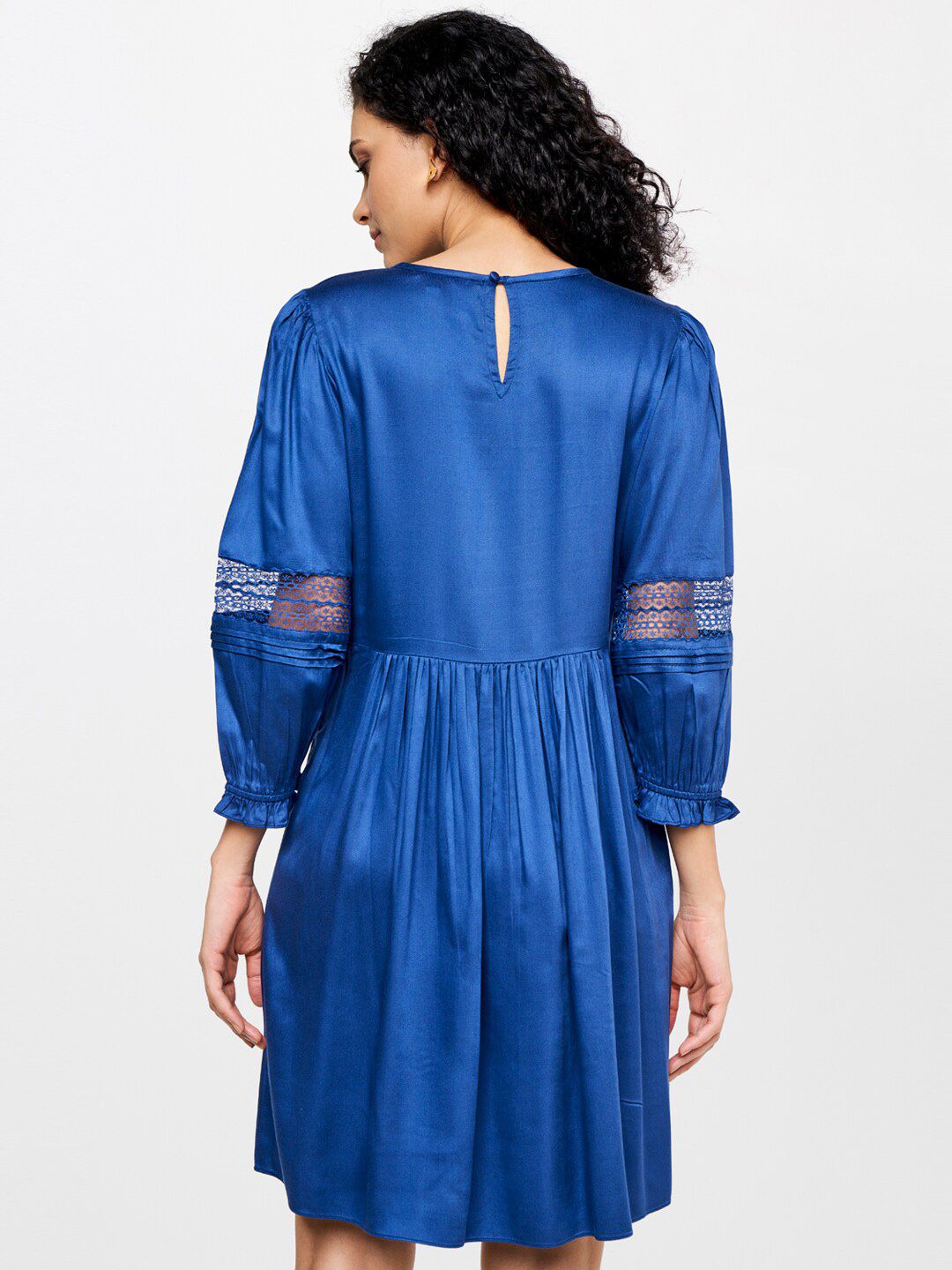 AND Women Blue A-Line Dress