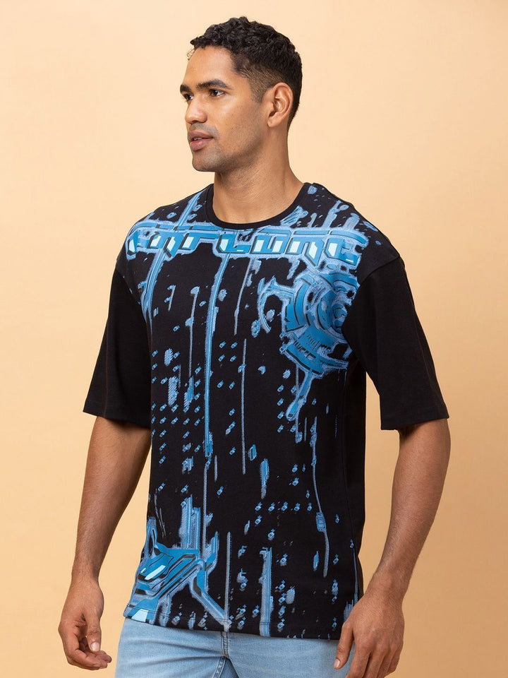 Being Human Men Printed Pockets T-shirt