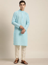 SOJANYA Men Quirky Embroidered Thread Work Kurta