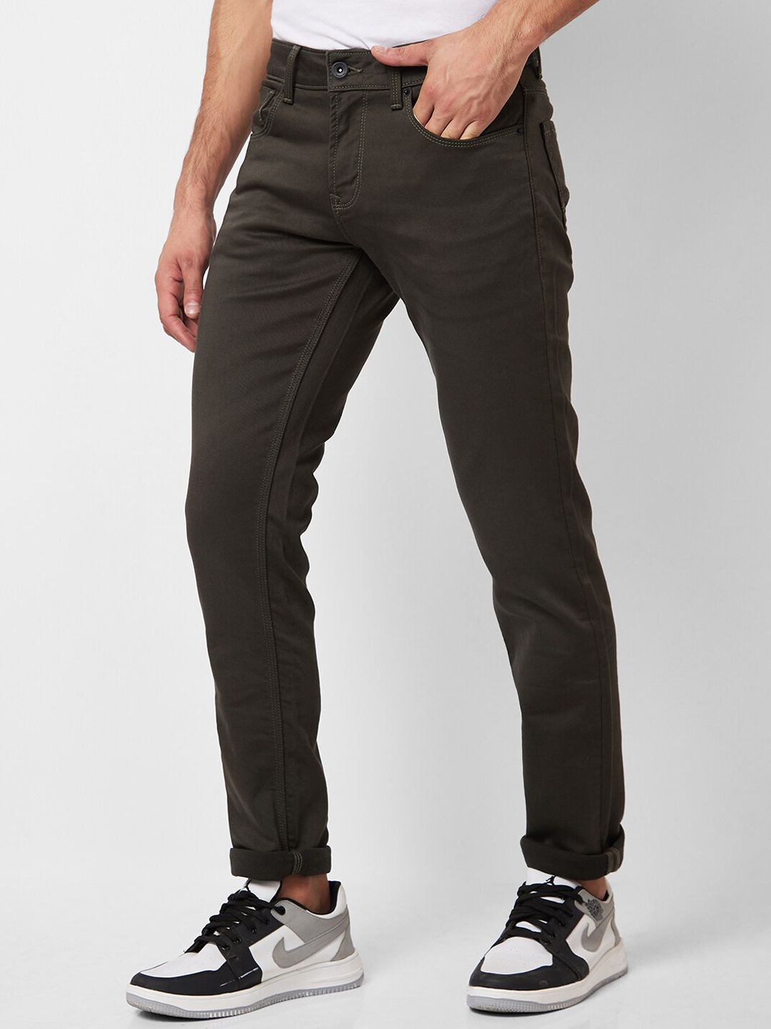 SPYKAR Men Skinny Fit Low-Rise Stretchable Jeans