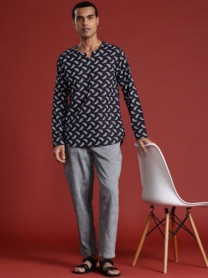 Anouk Ethnic Motifs Print Pure Cotton Kurta