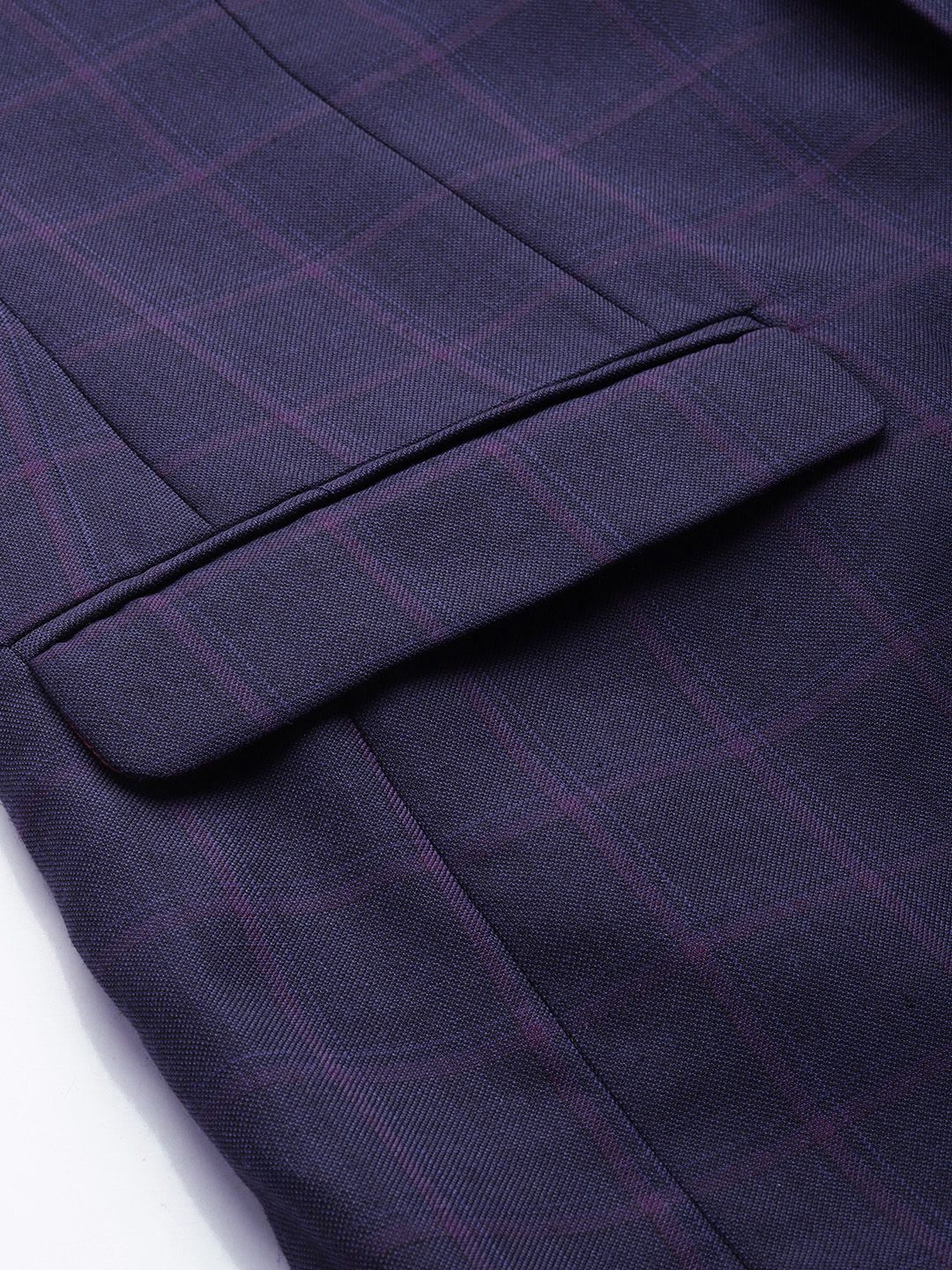 Raymond Checked Contemporary Fit Formal Blazer With Trouser