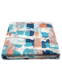 Bombay Dyeing Allure 144 TC 100% Cotton Teal Blue Double King Duvet Cover