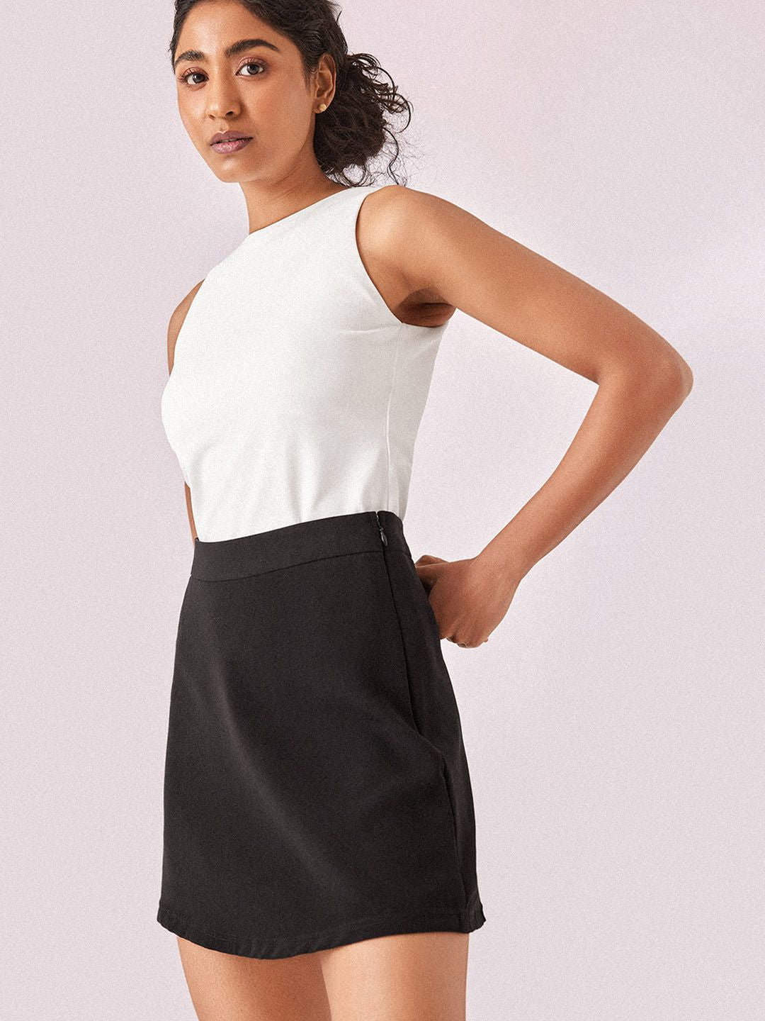 The Label Life Slip-On Mini Straight Skirt