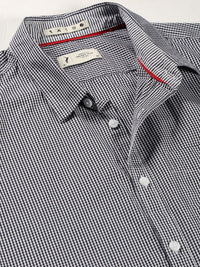 Thomas Scott Classic Slim Fit Micro Checked Pure Cotton Casual Shirt