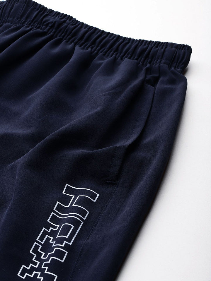 HRX by Hrithik Roshan Men Regular-Fit Brand-Logo Print  Joggers