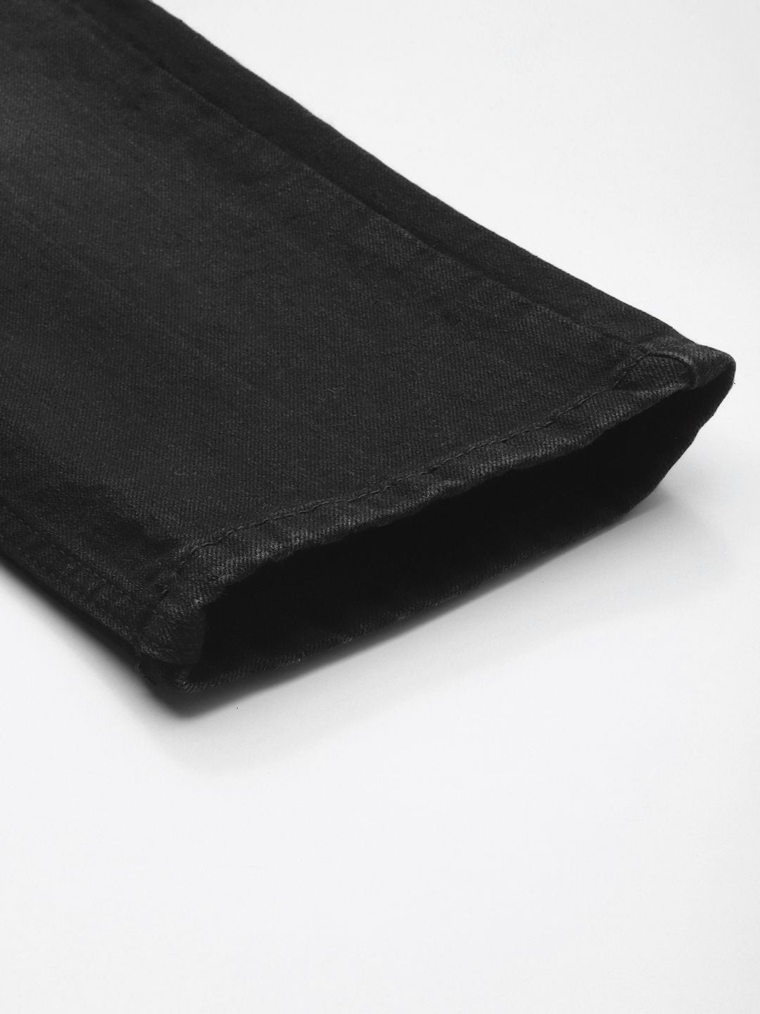 The Indian Garage Co Men Black Slim Fit Stretchable Jeans