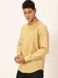 Thomas Scott Men Premium Cotton Linen Casual Shirt