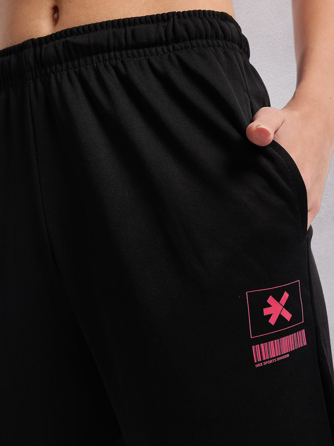 HRX by Hrithik Roshan Women Brand Logo Print Lifestyle Track Pants