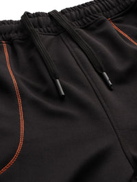 HRX by Hrithik Roshan Men Brand Logo Printed Detail Mid-Rise Rapid-Dry Training Joggers