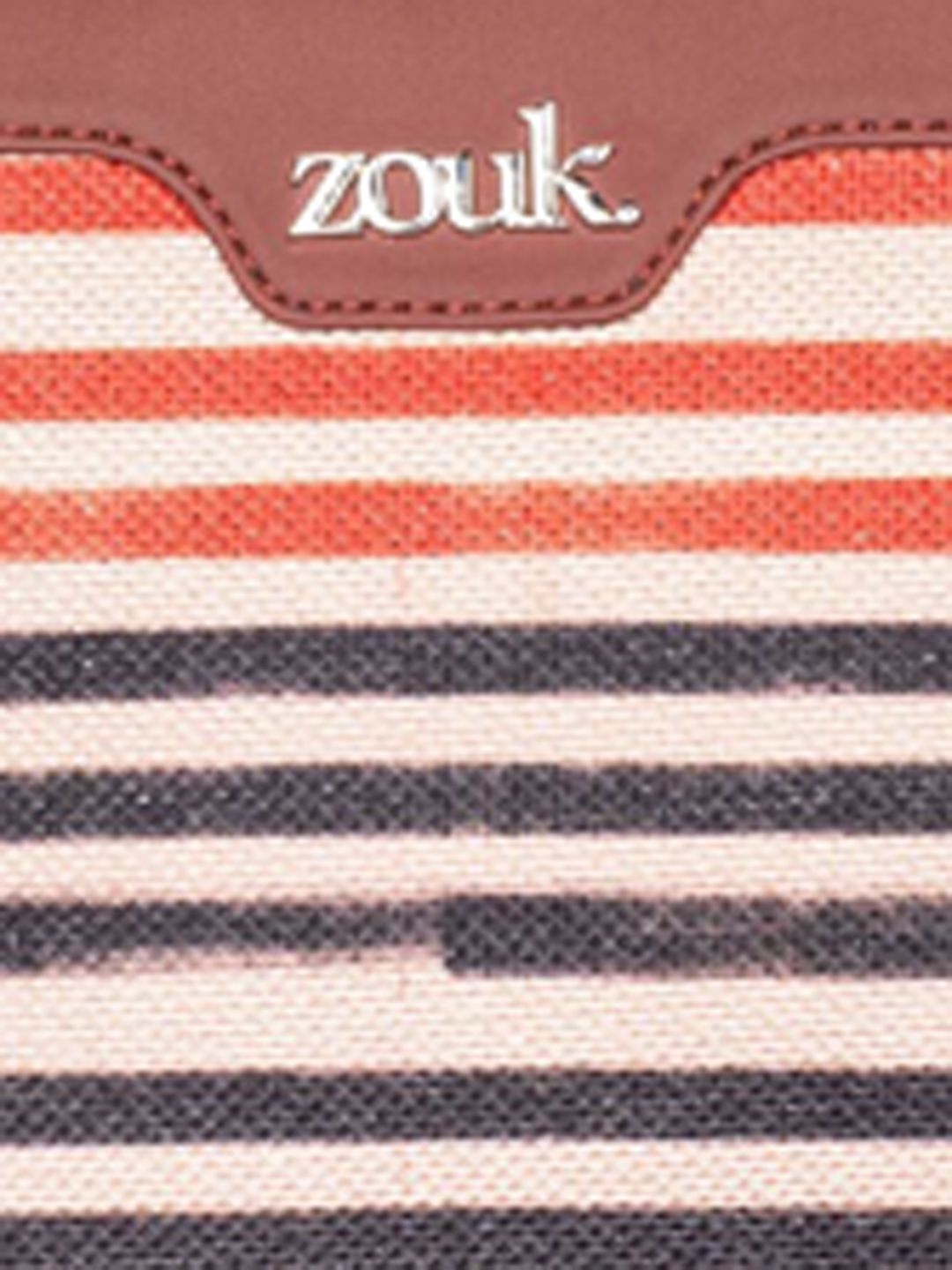 ZOUK Striped Structured Sling Bag