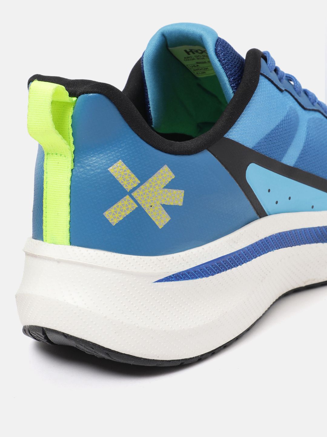 HRX by Hrithik Roshan Men Abstract Printed & Woven Design Round-Toe Running Shoes