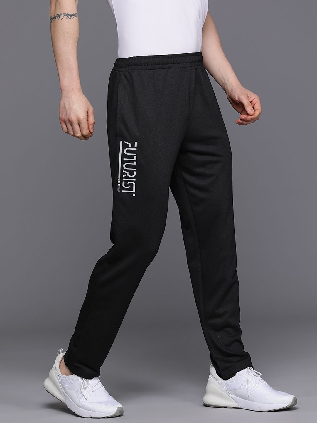HRX by Hrithik Roshan Men Typography Printed Lifestyle Track Pants