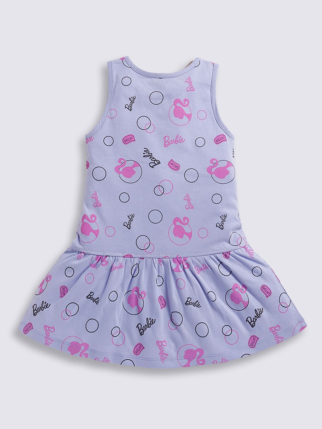 Happy Faces Pure Cotton Brabie Print A-Line Dress
