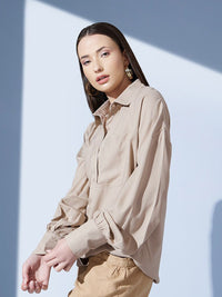 STREET 9 Comfort Spread Collar Casual Shirt