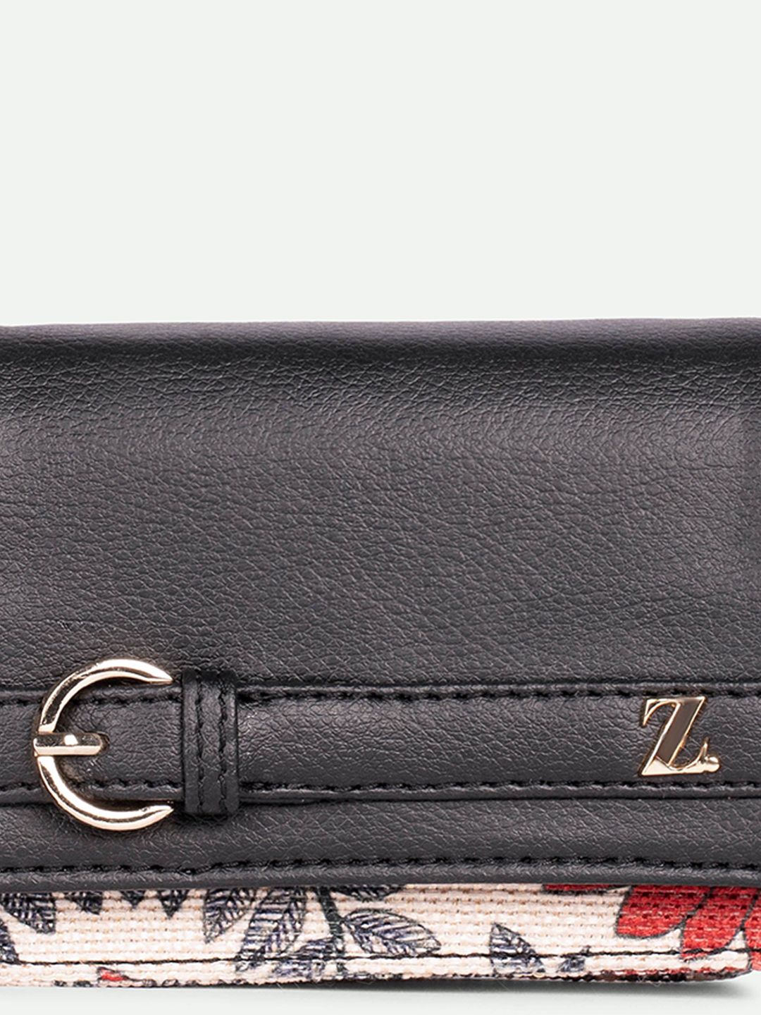 ZOUK Women Floral Printed Two Fold Wallet