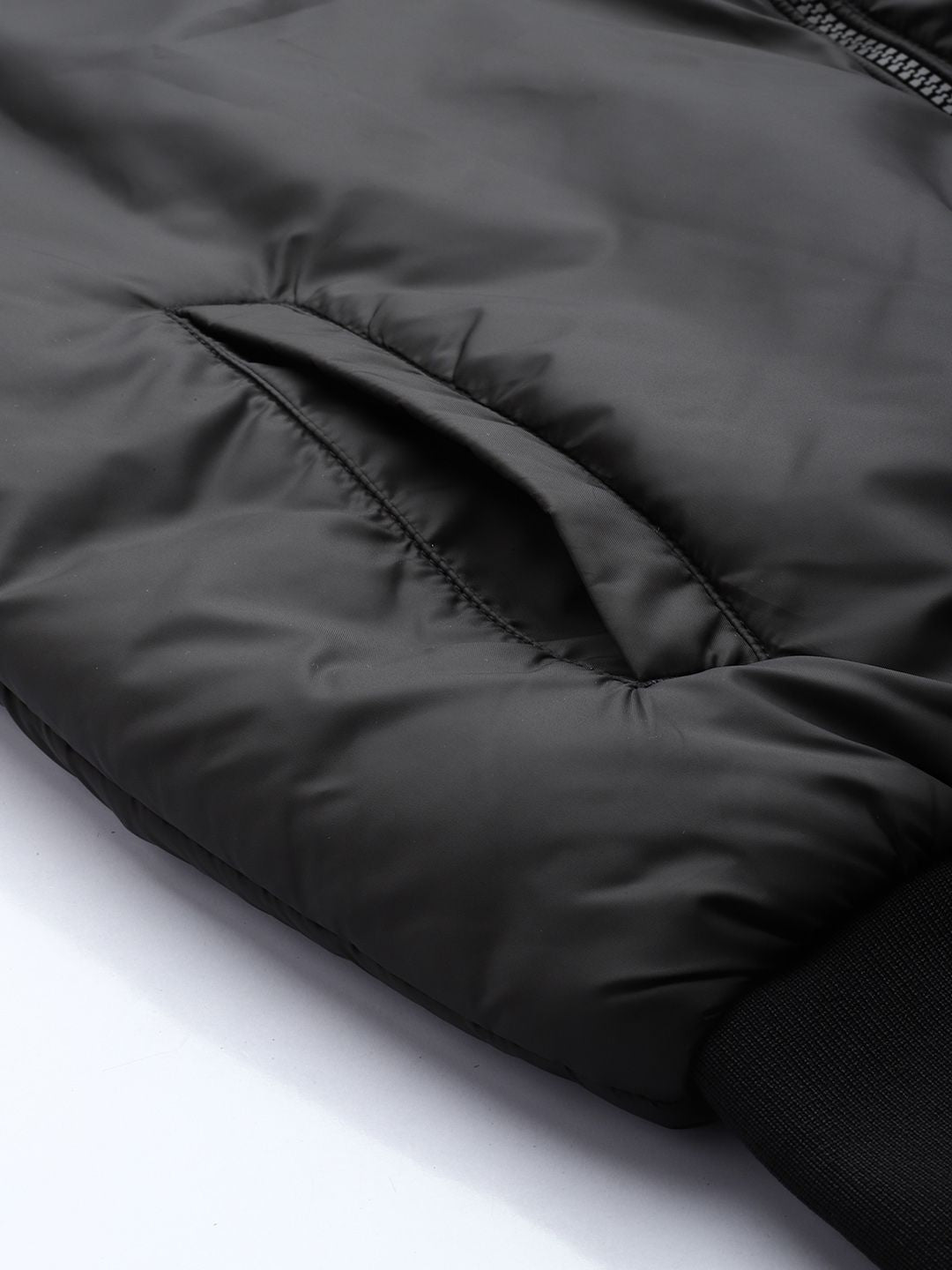 Being Human Striped Hooded Padded Jacket