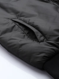 Being Human Striped Hooded Padded Jacket