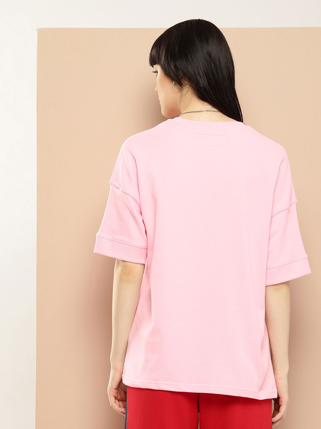 Difference of Opinion Women Oversized Drop Shoulder Ultra Soft Drapey Cotton T-Shirt