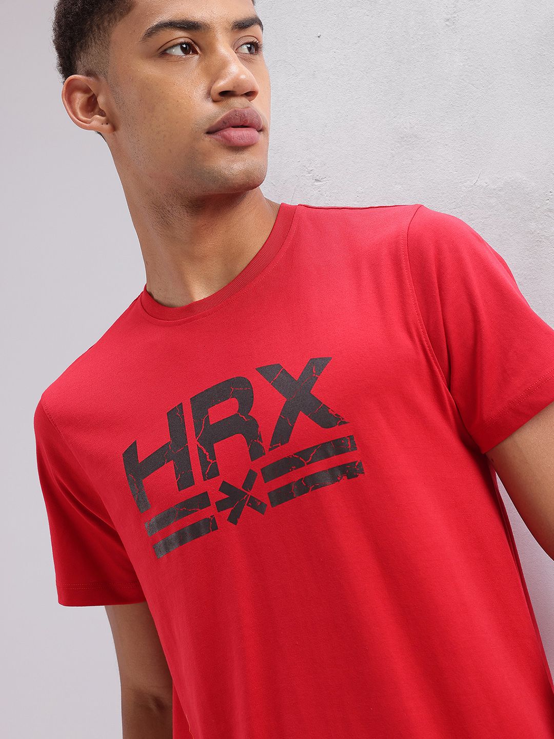 HRX by Hrithik Roshan Men Typography Printed Training T-shirt