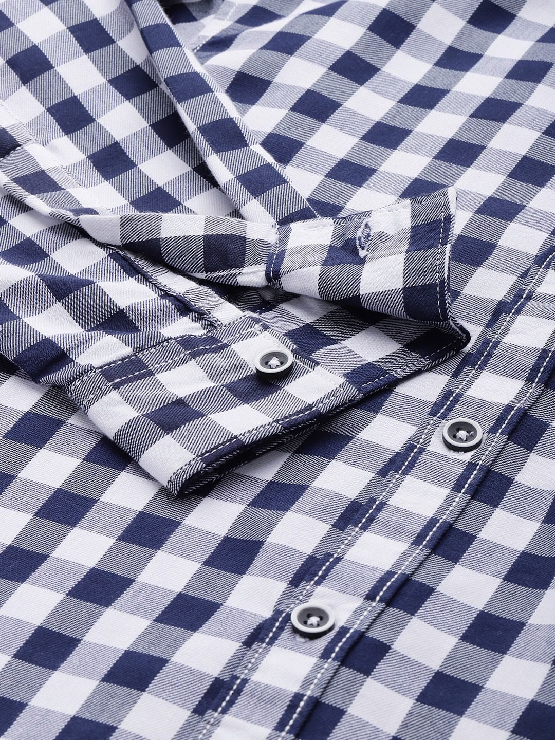 The Indian Garage Co Men Buffalo Checks Casual Shirt