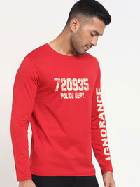 Bewakoof Men Typography Printed Round Neck Cotton T-shirt