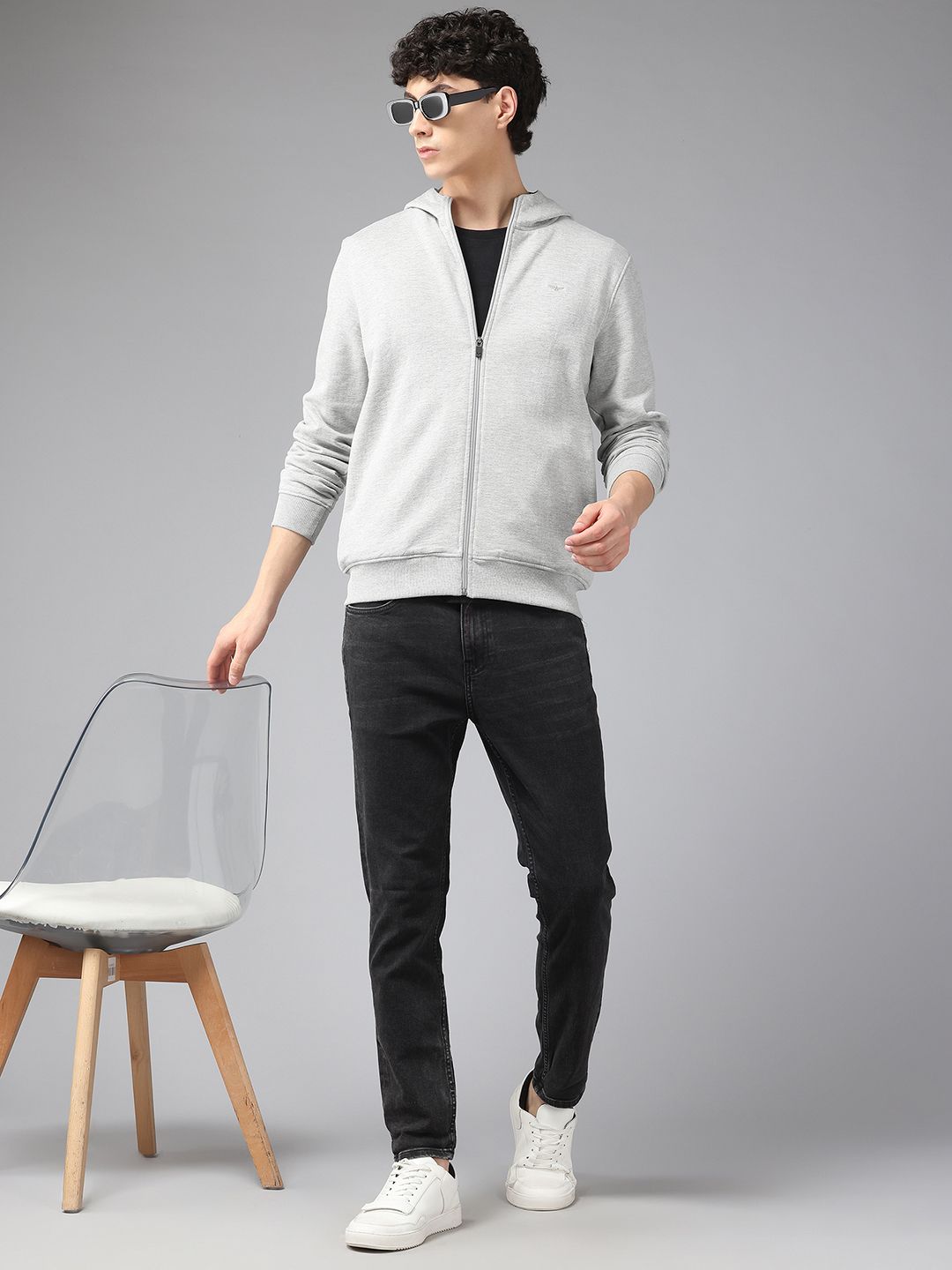 Park Avenue Slim Fit Hooded Sweatshirt