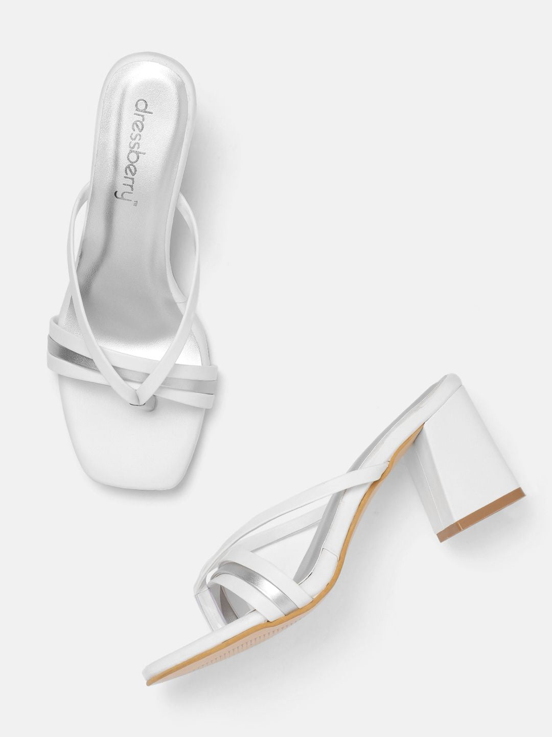 DressBerry Block Heeled Sandals