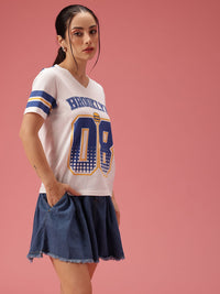 DressBerry Typography Printed T-shirt