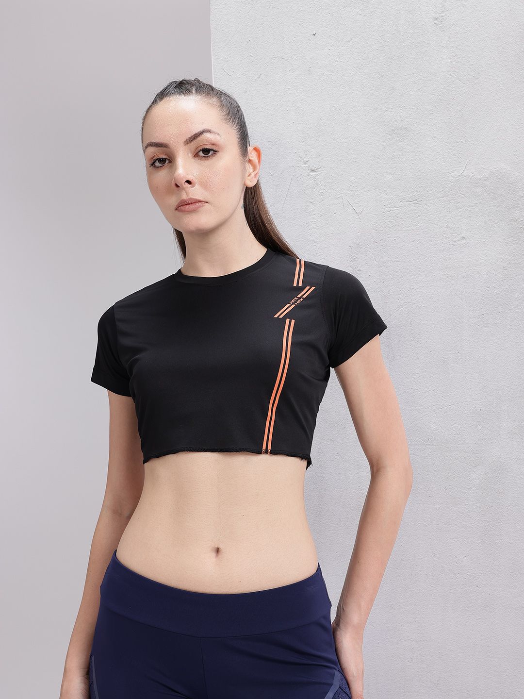 HRX by Hrithik Roshan Rapid-Dry Crop Training T-shirt