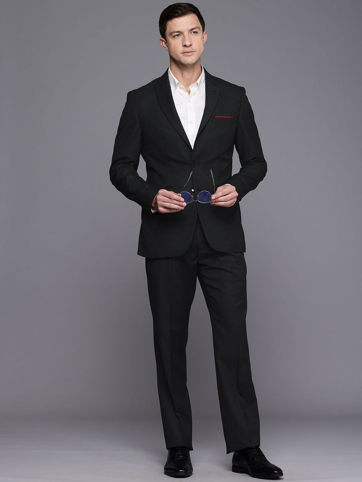 Raymond Diri Reka Bentuk Tekstur Tunggal Breasted Contemporary Fit 2 Piece Formal Suit