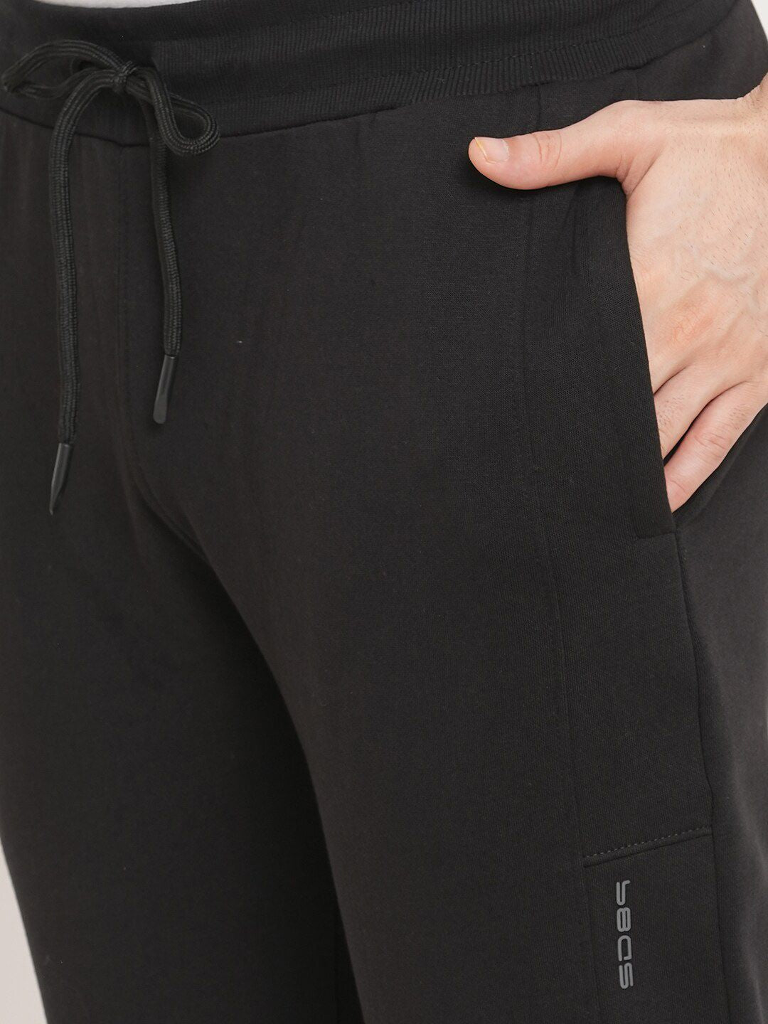 Sweet Dreams Men Black Solid Joggers