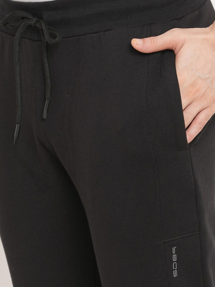 Sweet Dreams Men Black Solid Joggers