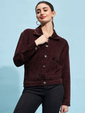 Jaket Jaket Jalinan Jalur Jalur Jalur 9 Striped