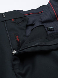 Raymond Men Textured Slim Fit Formal Trousers