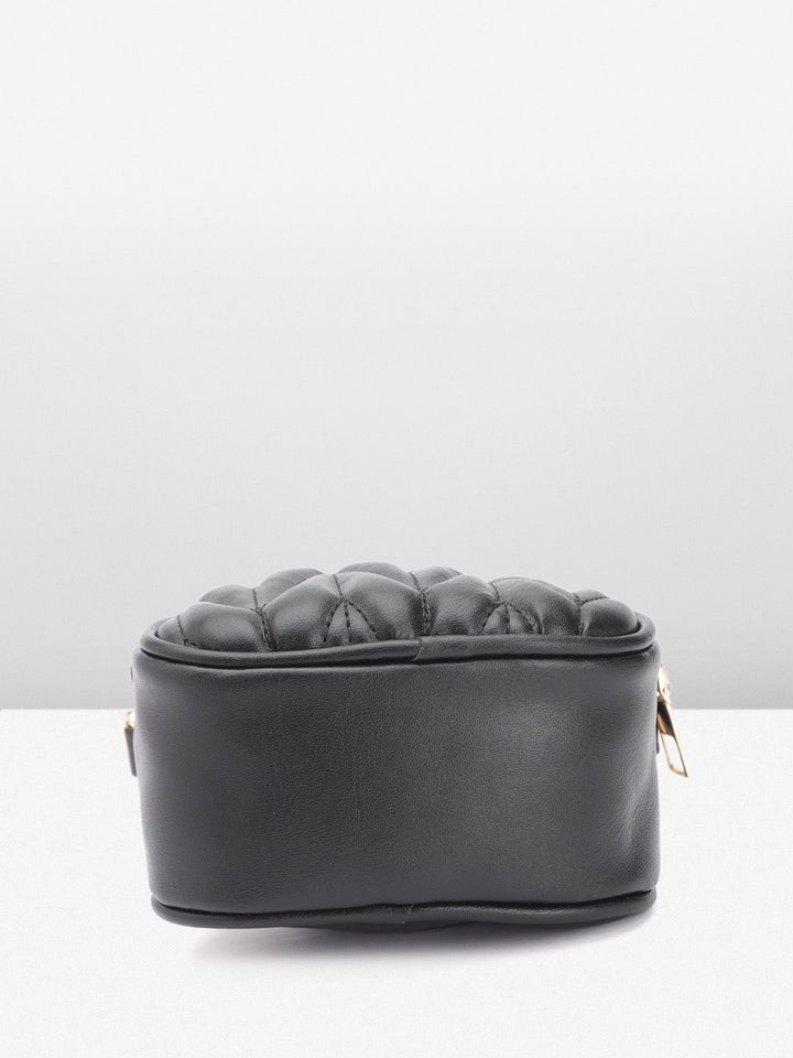 DressBerry Quilted Structured Handheld Bag