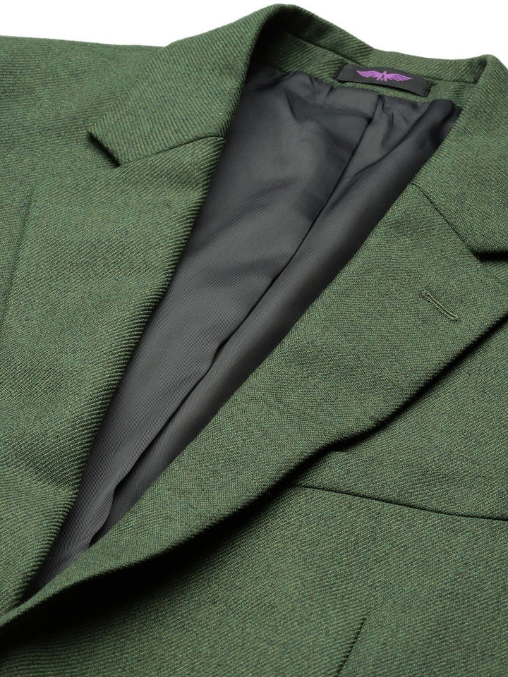 Park Avenue Notched Lapel Collar Single-Breasted Formal Blazer