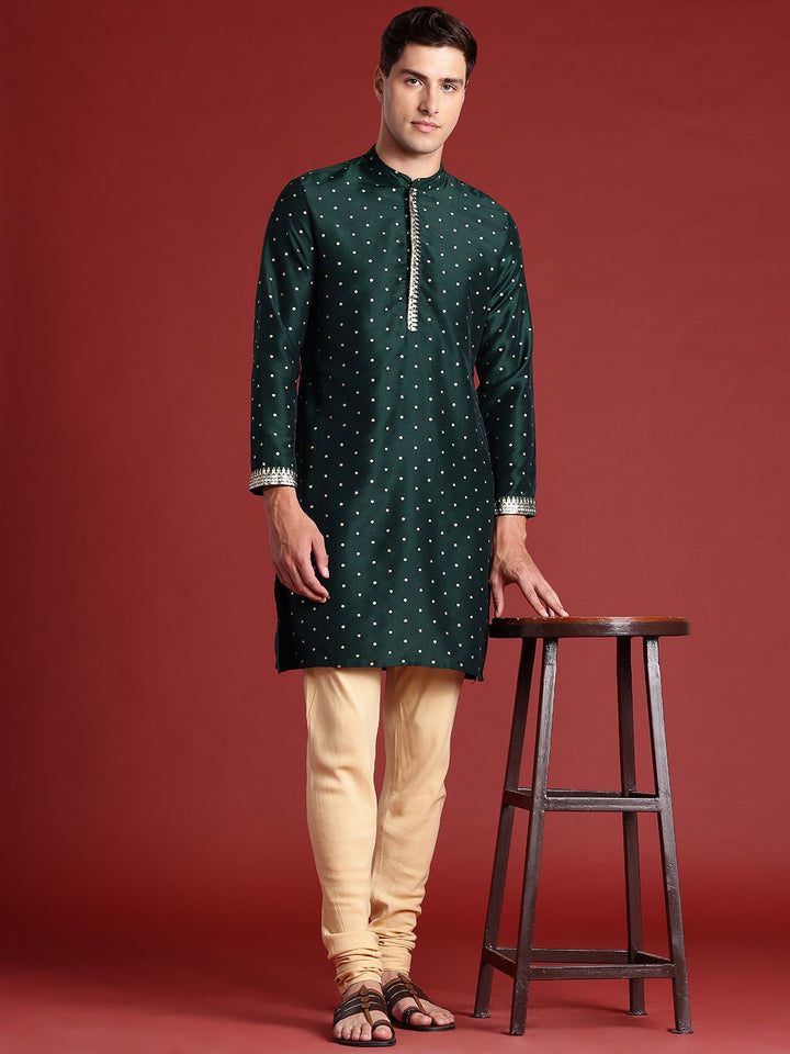 Anouk Men Ethnic Motifs Printed Regular Kurta with Churidar
