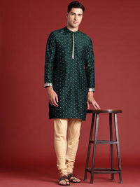 Anouk Men Ethnic Motifs Printed Regular Kurta with Churidar
